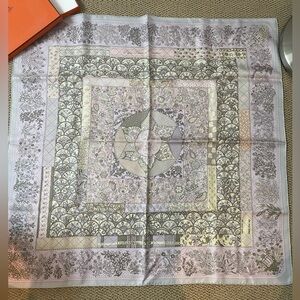 Hermes 90 silk scarf